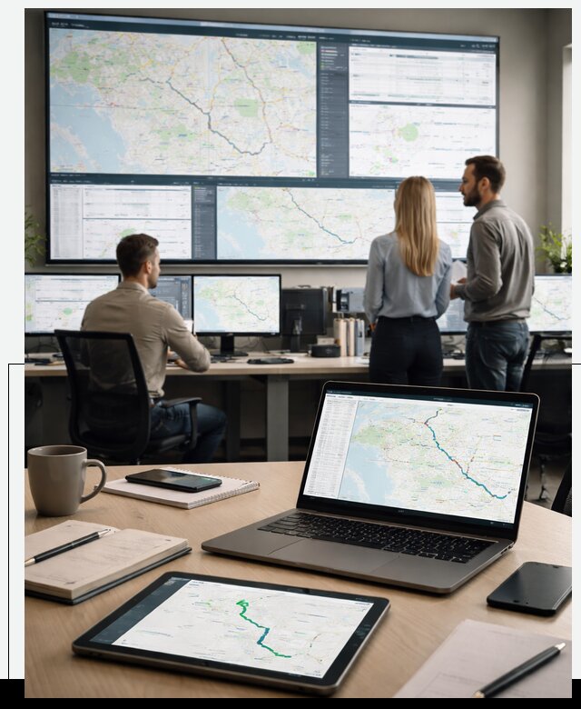 Трекинг грузов и Fleet Management, мониторинг автопарка в Мегионе